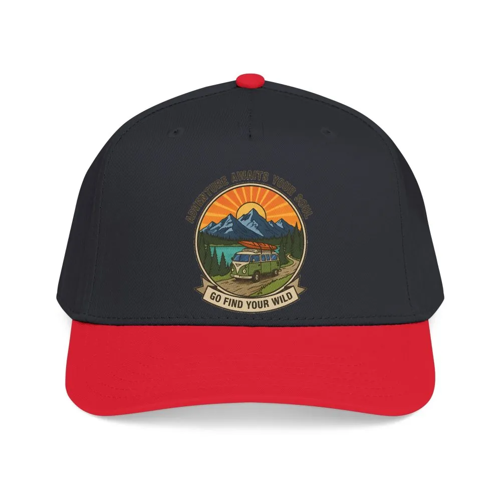 Baseball Cap — "Go Find Your Wild" Outdoor Patch