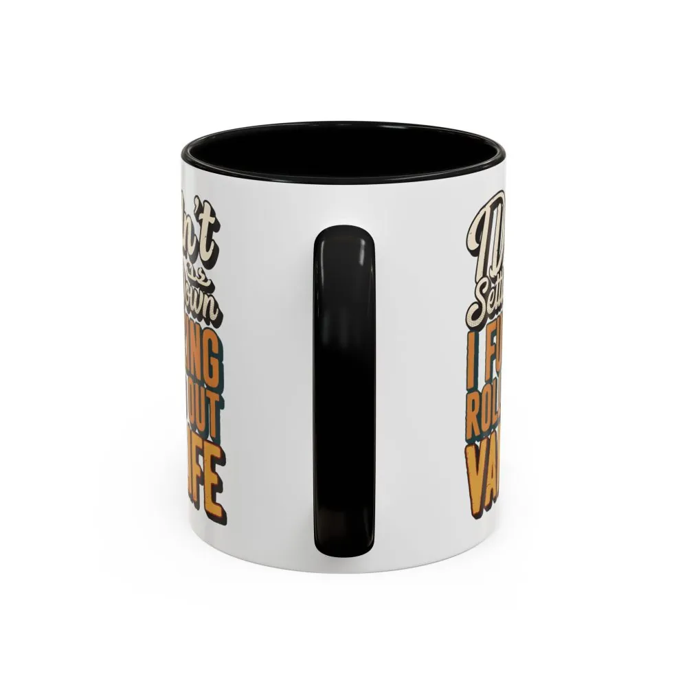 Accent Coffee Mug (11, 15oz) — "Dind´t Settle Down" Design F**K-Line
