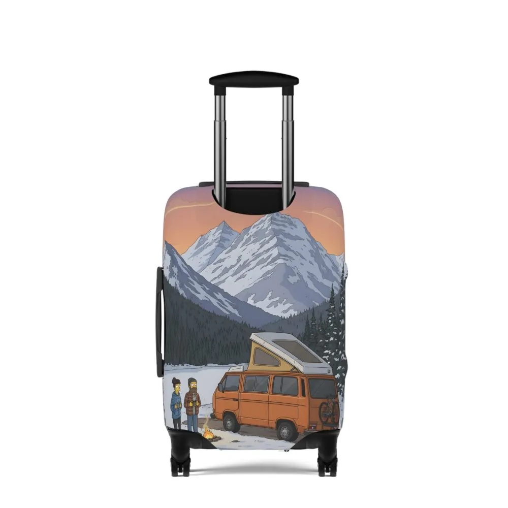 4759949984235341720_2048.jpeg Luggage Cover — Adventure Camper Sketch Travel Suitcase(Design Sitcom-Line)