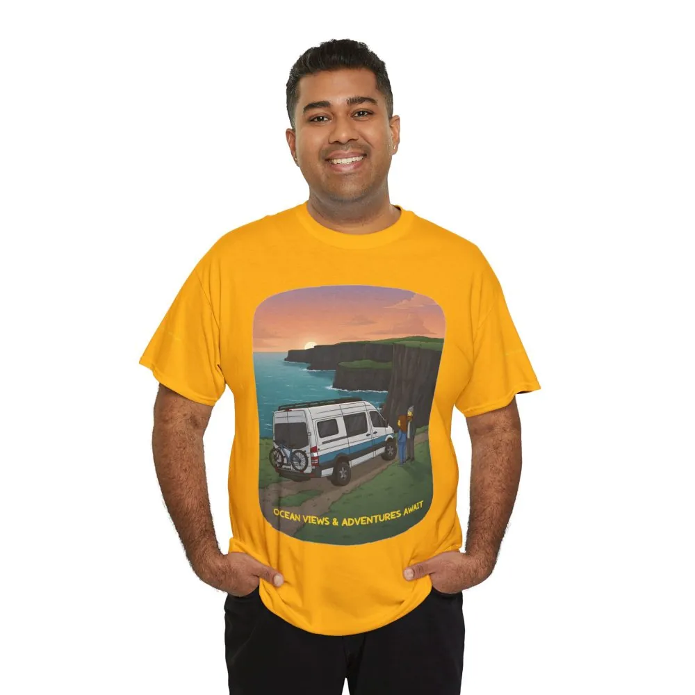 4777045479006293830_2048.jpeg Unisex Heavy Cotton Tee — "Ocean Views-Adventures Awaits" Design Sitcom-Line