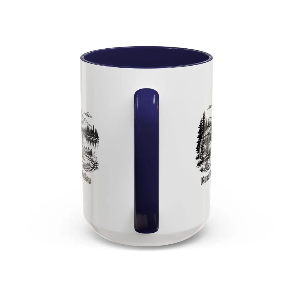 4779137093247669535_2048.jpeg Accent Coffee Mug (11, 15oz) — "Road Over Routine" Design Minimal-Line