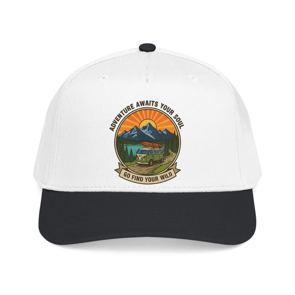 Baseball Cap — "Go Find Your Wild" Outdoor Patch
