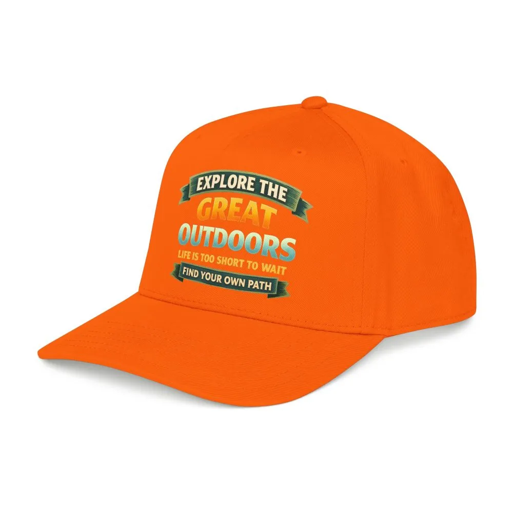 Baseball Cap - "Explore The Great Outdoors" Design Scenic-Line