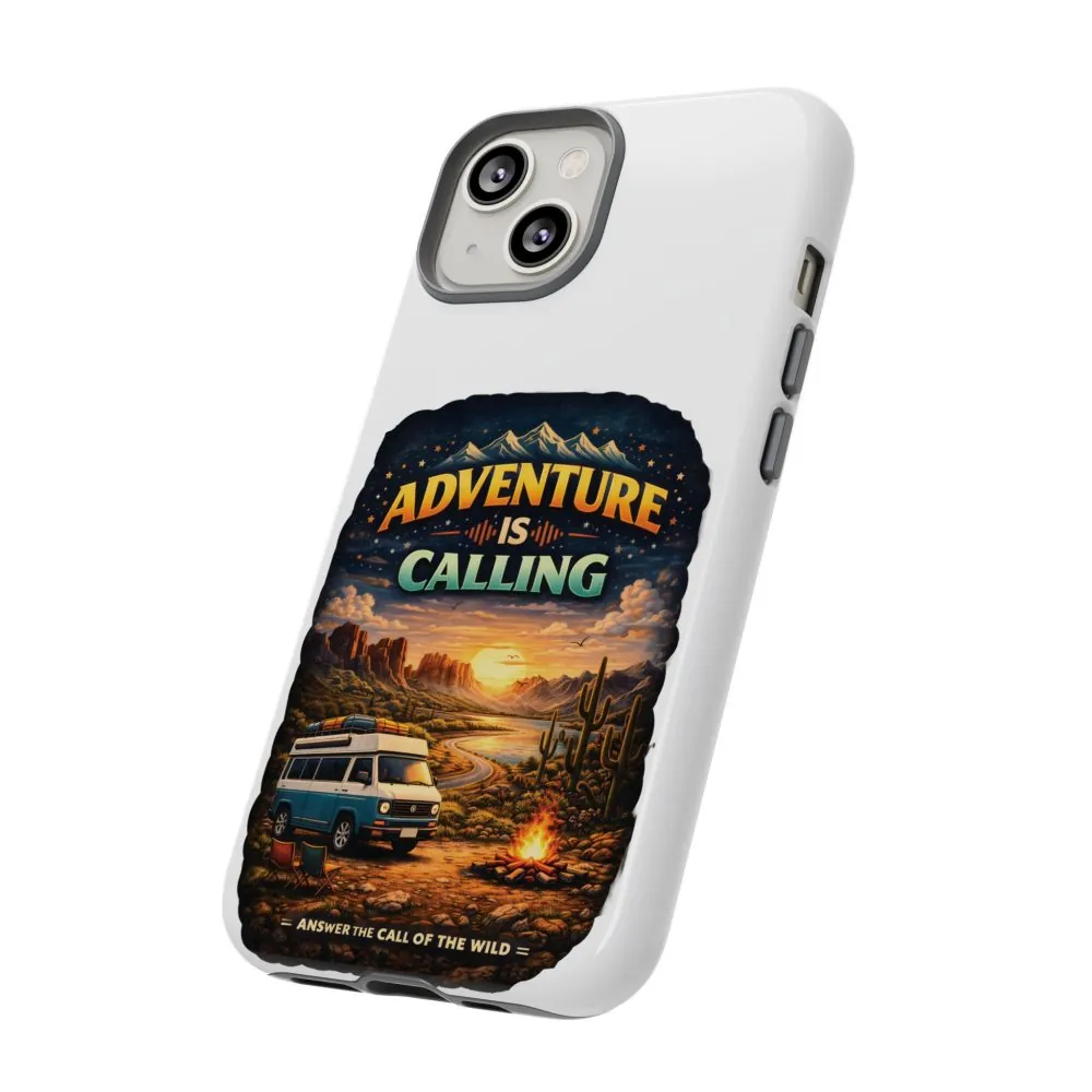 Phone Case — "Adventure Is Calling" (Design Scenic-Line)