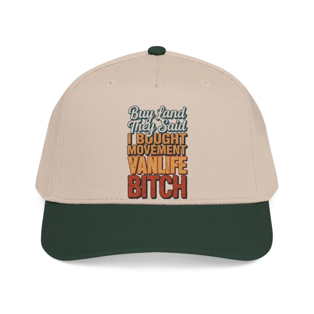 Baseball Cap - "Buy Land They Said" Design F**K-Line