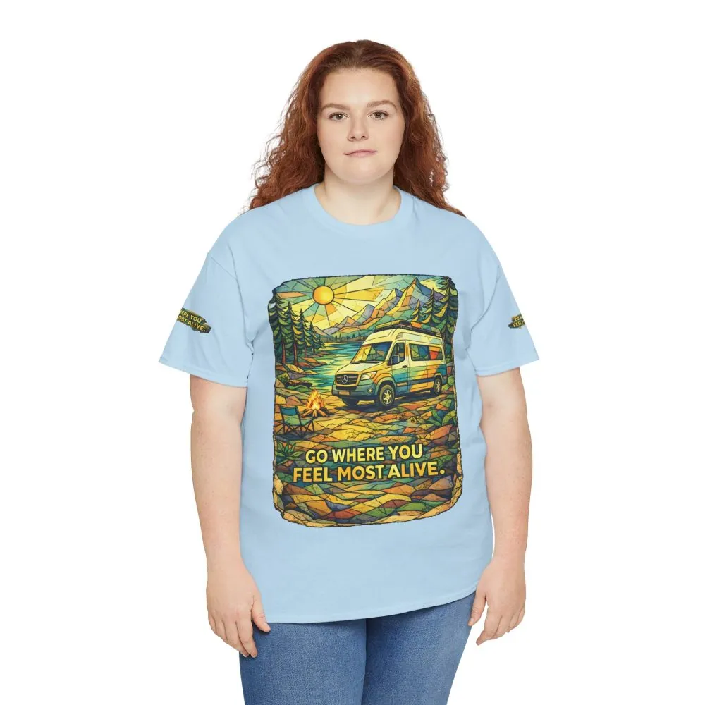 4865786121887337735_2048.jpeg Unisex Heavy Cotton Tee — "Go Where You Feel Most Alive" Design Cubic-Line