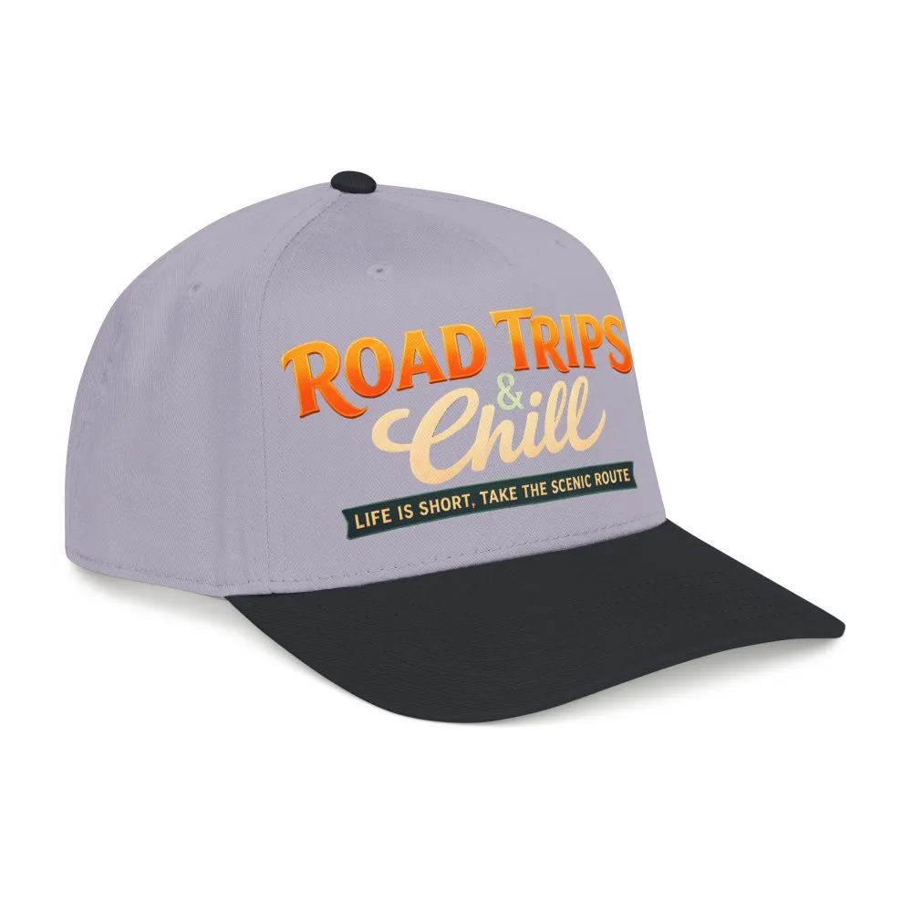 Baseball Cap - "Road Trips And Chill" Design Scenic-Line