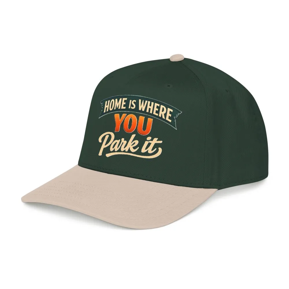 Baseball Cap - "Home Is where You Park It" Design Scenic-Line
