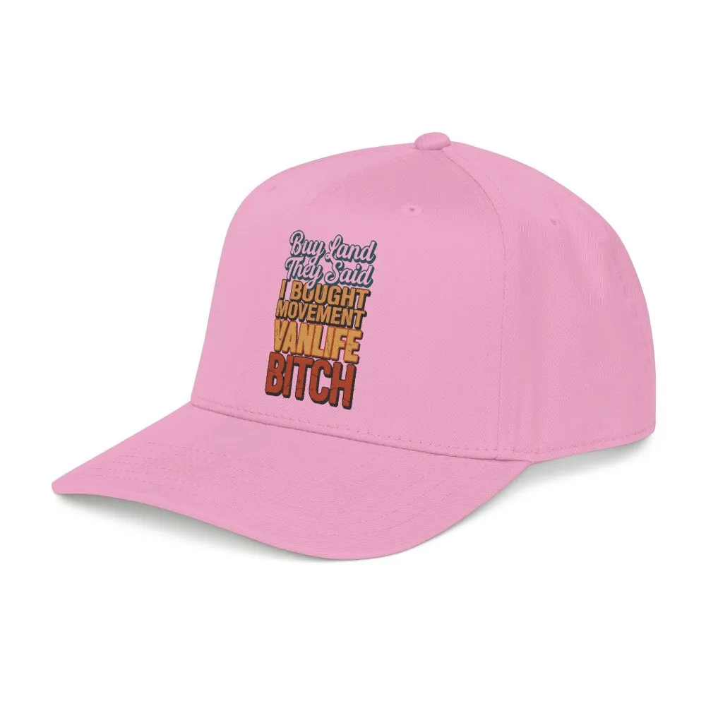 Baseball Cap - "Buy Land They Said" Design F**K-Line