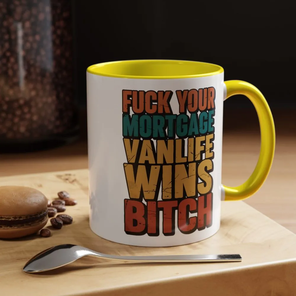 4911712169083874067_2048.jpeg Accent Coffee Mug (11, 15oz) — "Fuck Your Mortgage" Design F**K-Line