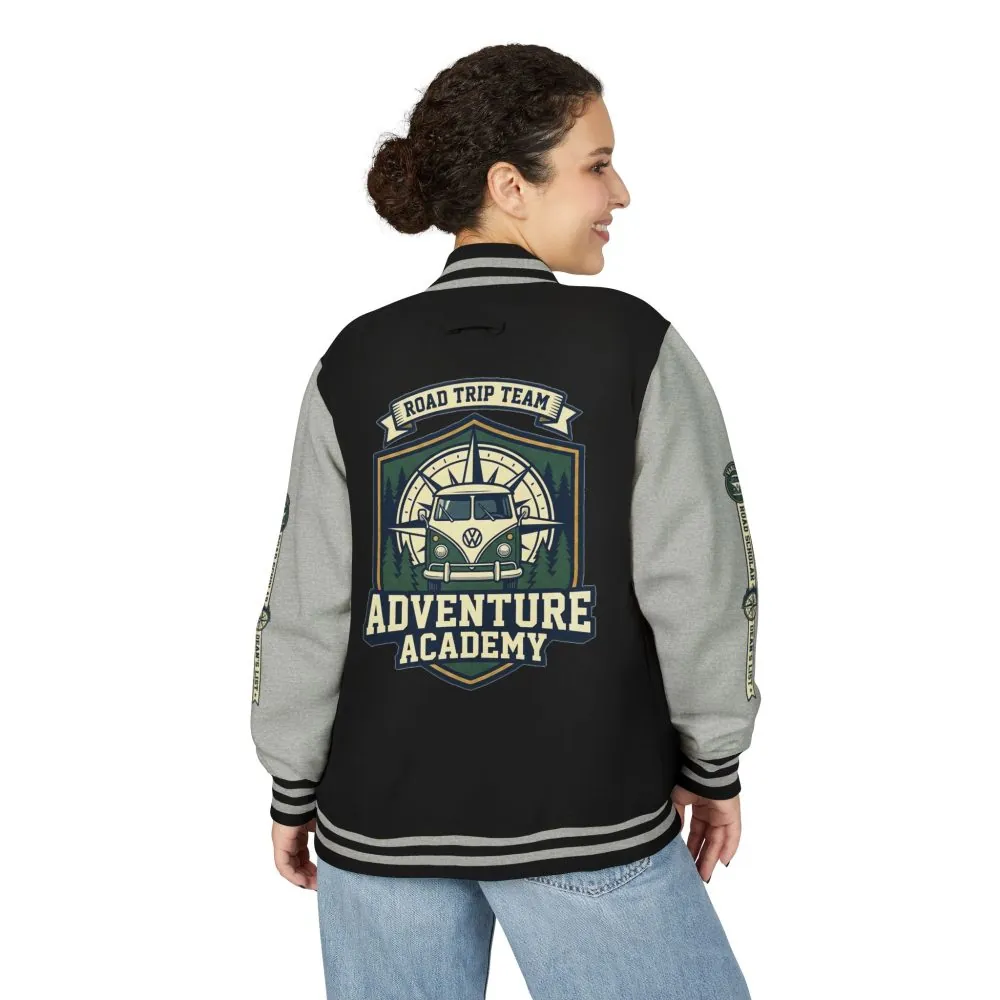 4932687725379067107_2048.jpeg Unisex Heavyweight Letterman Jacket (Awdis) —"Adventure Academy" Road Trip Team Varsity Jacket