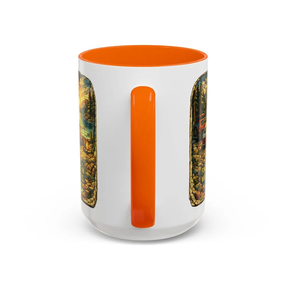 4938763427396432945_2048.jpeg Accent Coffee Mug (11, 15oz) — "Find Peace In Wild Places" Design Cubic-Line