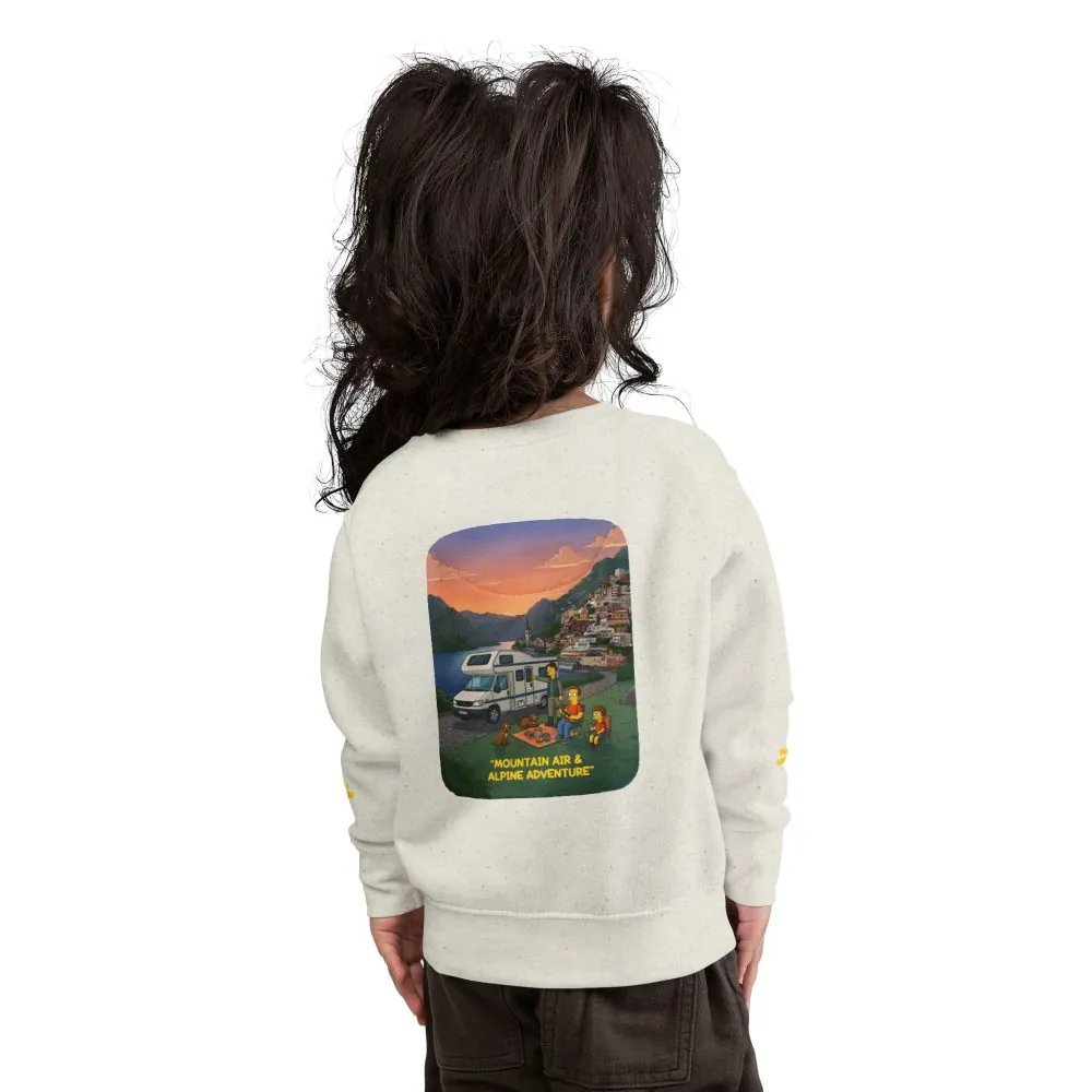 4969536102984372140_2048.jpeg Toddler Sweatshirt - "Mountain Air-Alpine Adventure" (Design Sitcom-Line)