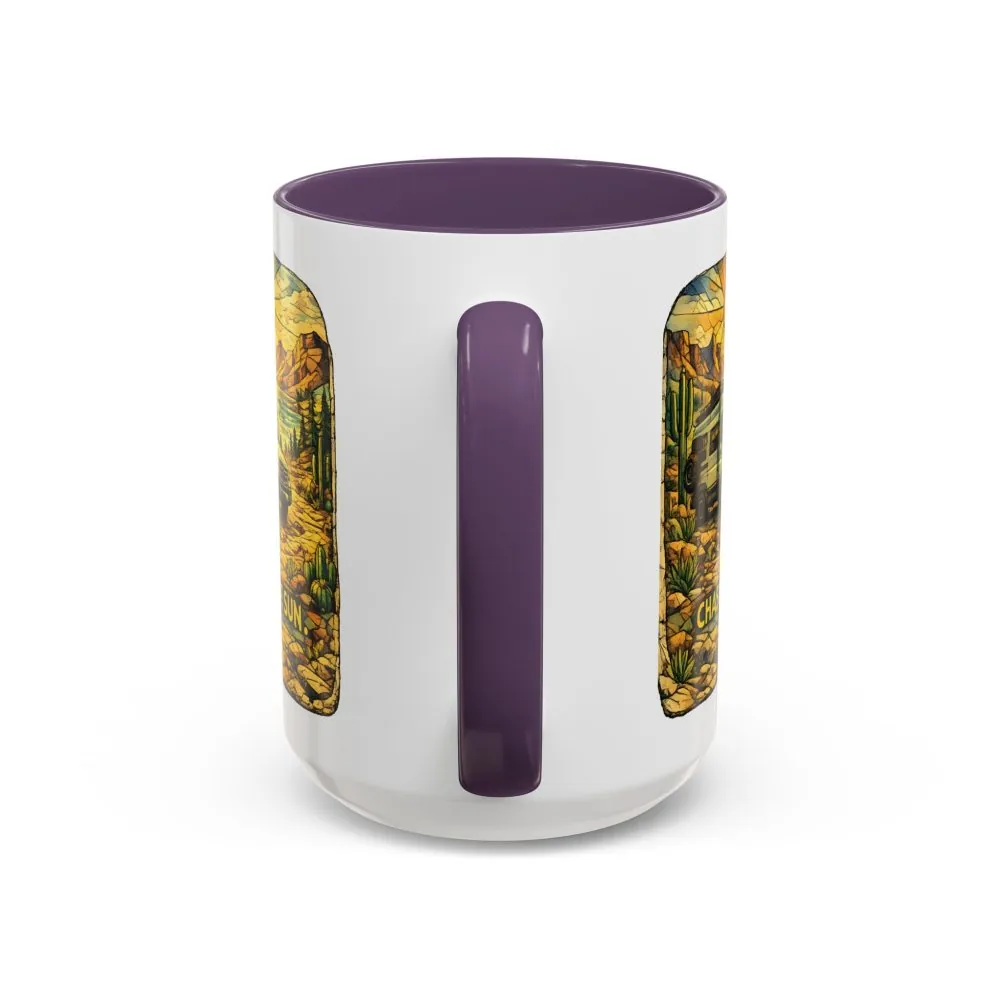 4969701244435029550_2048.jpeg Accent Coffee Mug (11, 15oz) — "Chase The Sun" Design Cubic-Line