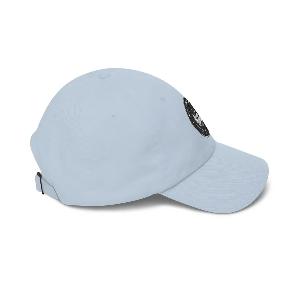 Dad Cap - "ROAD WHERE MADE FOR JOURNEYS-NOT DESTINATIONS" Vintage National Park Stamp Hat