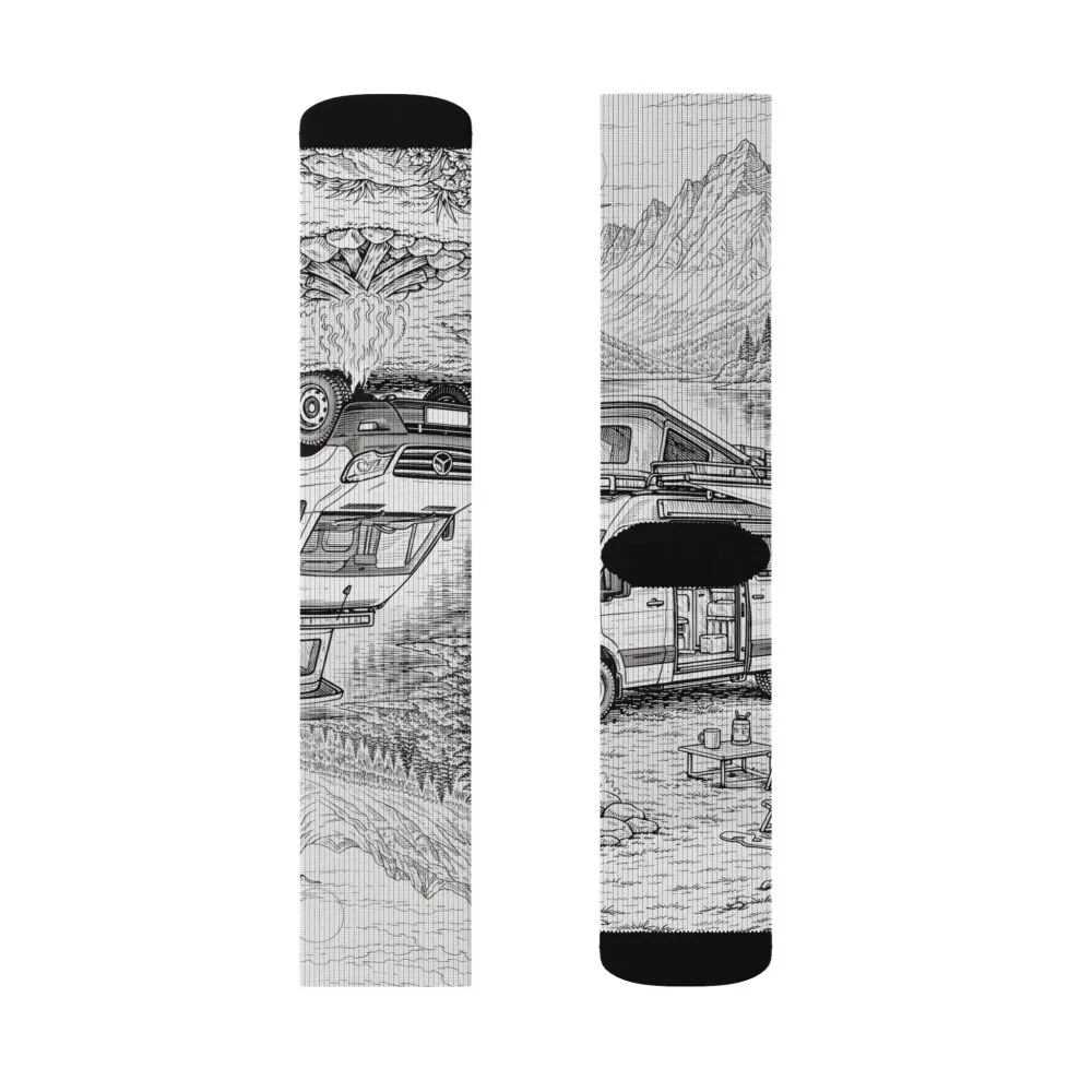 4982545170001410309_2048.jpeg Sublimation Socks — Retro Camper Roadtrip Crew Socks