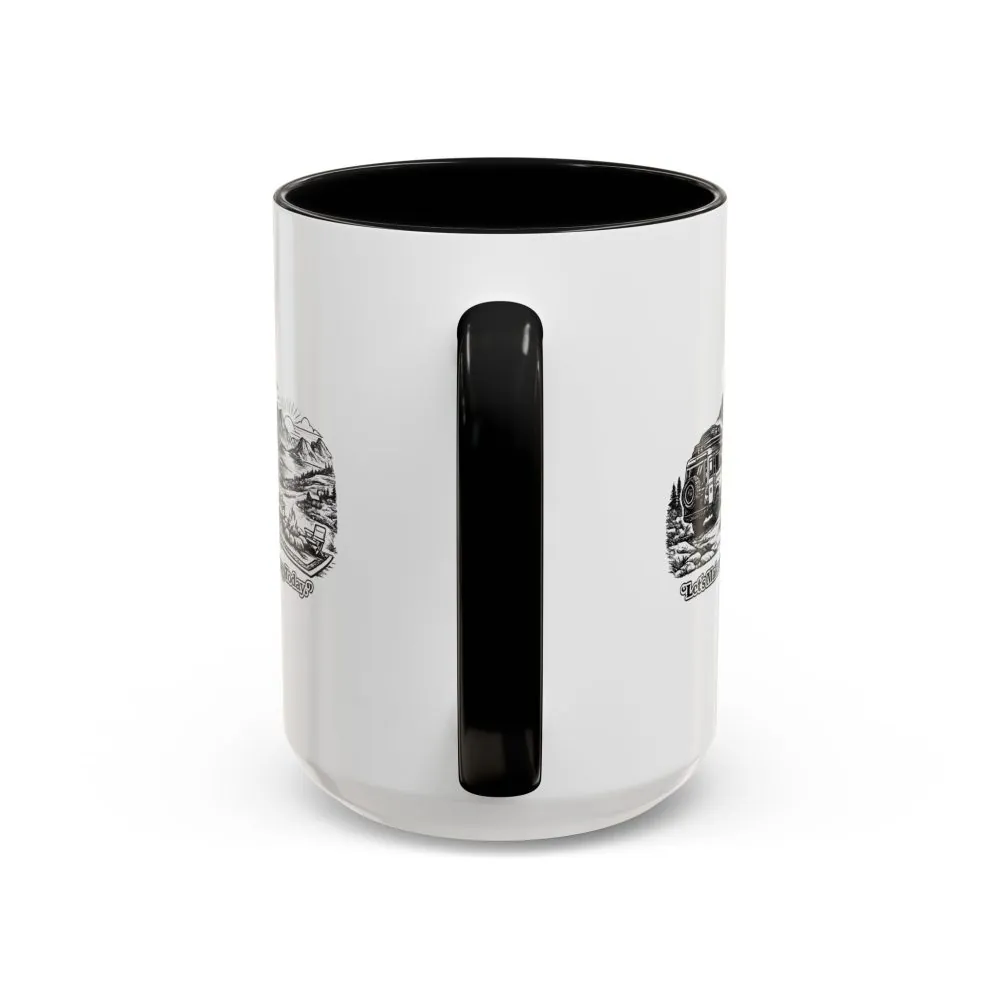 Accent Coffee Mug (11, 15oz) — "Lets make Someday, Today?" Design Minimal-Line