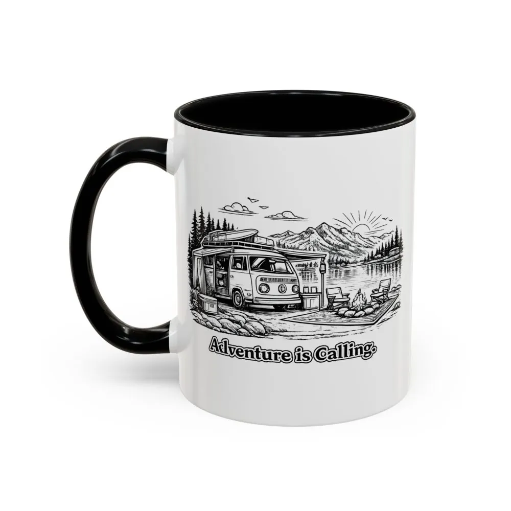 5000261818787830713_2048.jpeg Accent Coffee Mug (11, 15oz) — "Adventure Is Calling" Design Minimal-Line