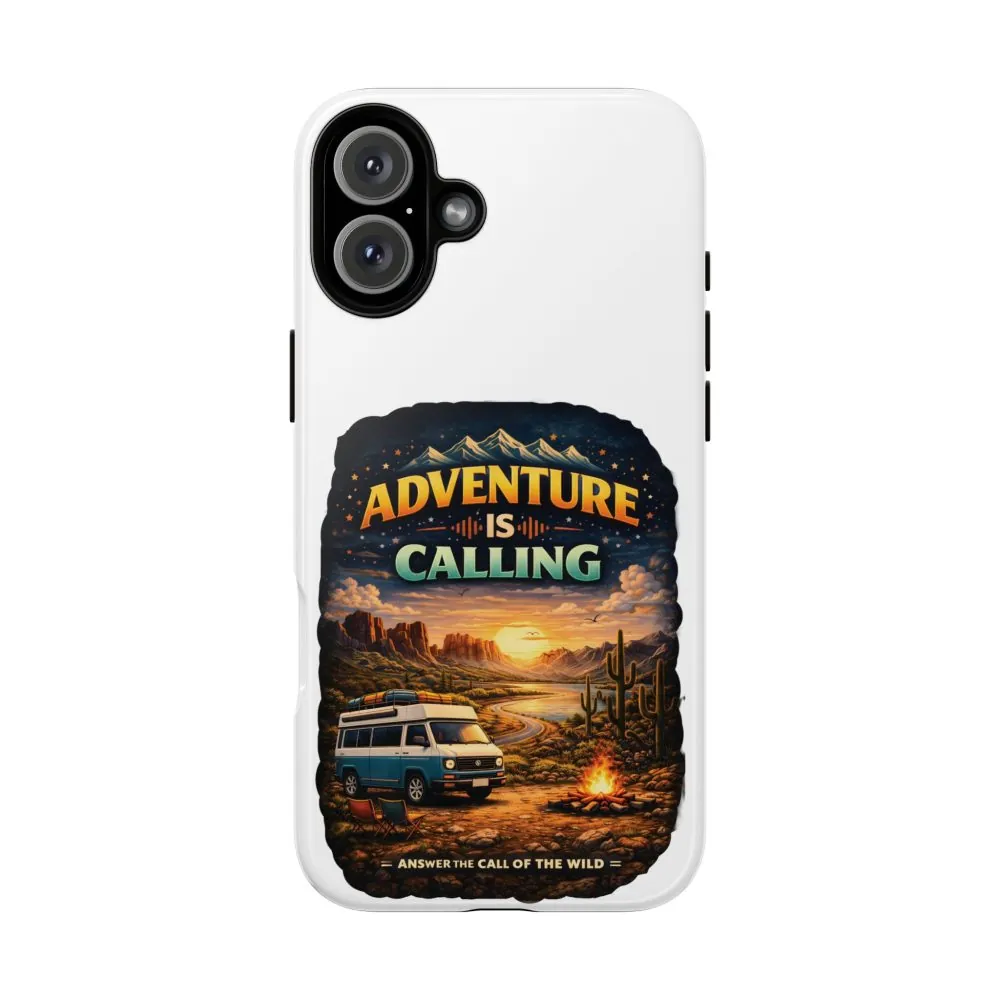 Phone Case — "Adventure Is Calling" (Design Scenic-Line)