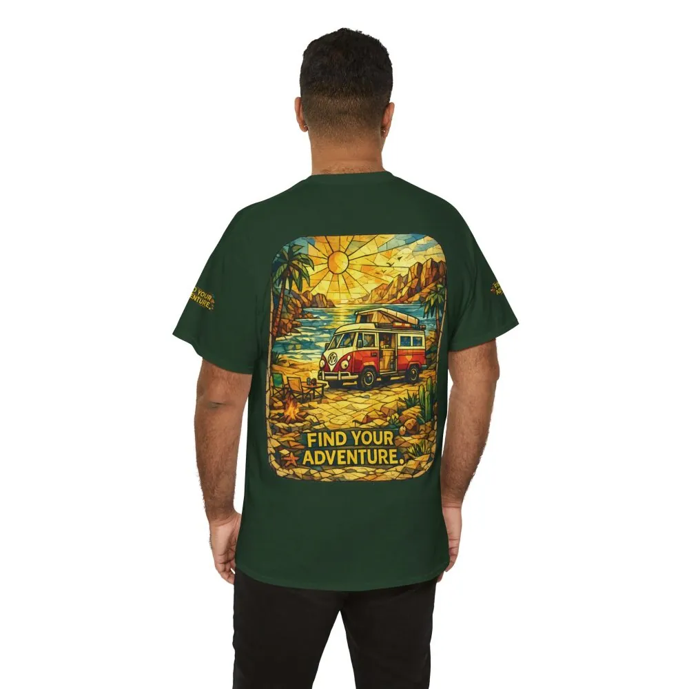 5046123726457971471_2048.jpeg Unisex Heavy Cotton Tee — "Find Your Adventure" Design Cubic-Line