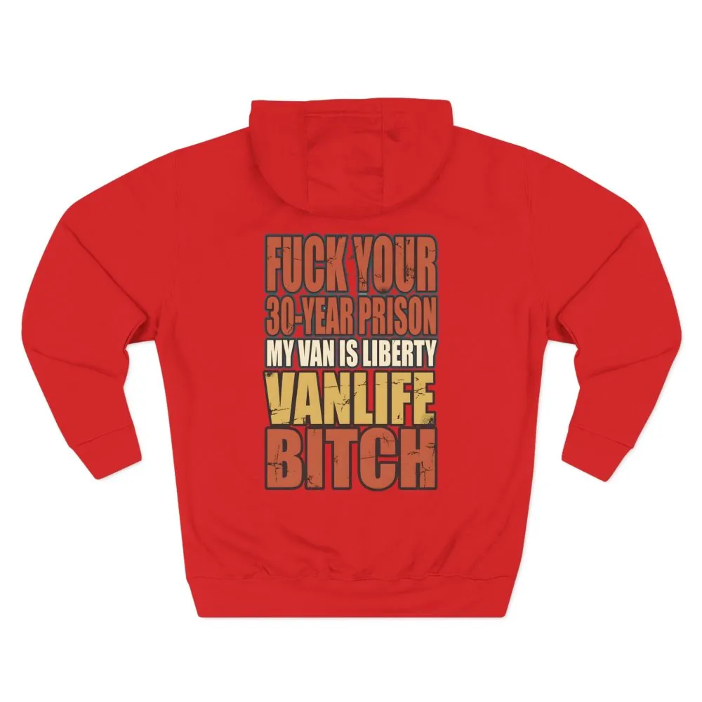 5054918465508366437_2048.jpeg Three-Panel Fleece Hoodie - "Fuck Your 30 Year" Design F**K-Line