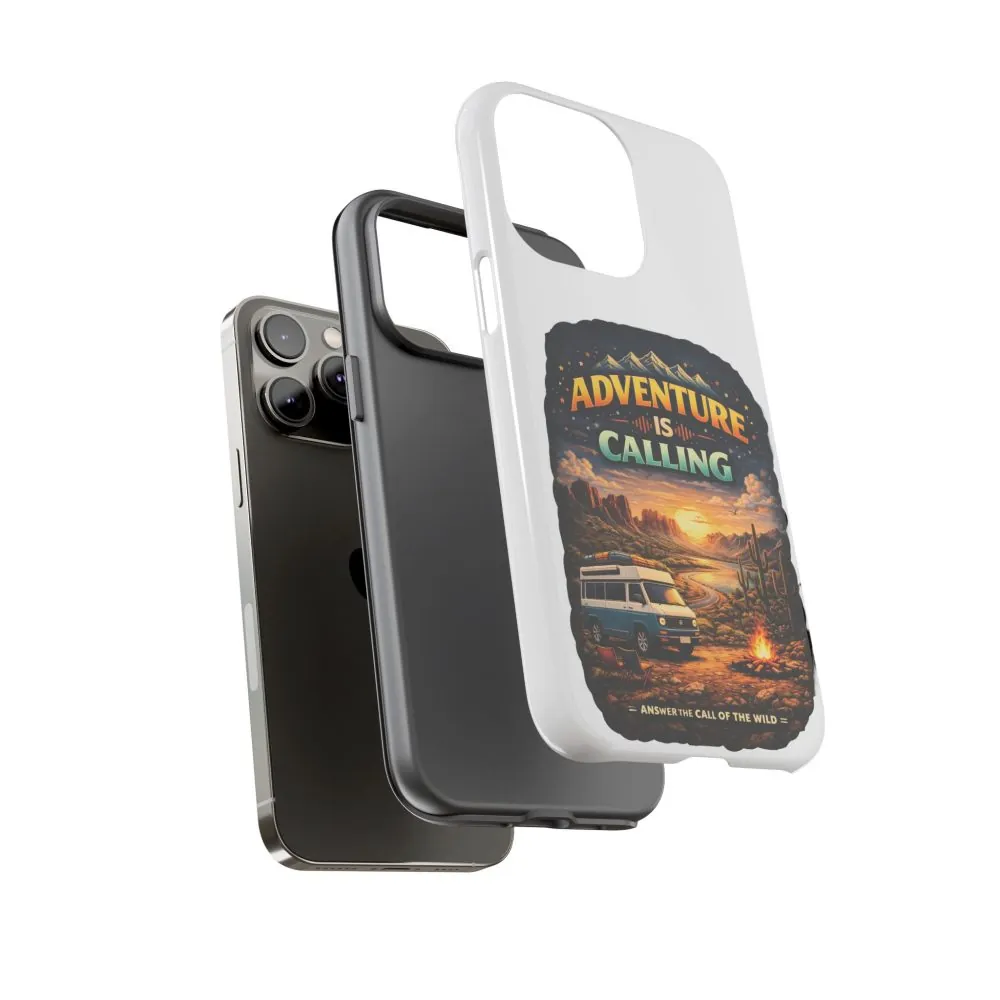 Phone Case — "Adventure Is Calling" (Design Scenic-Line)