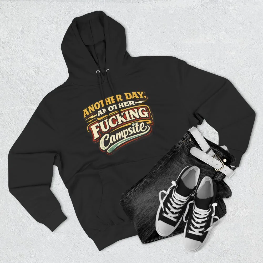 Three-Panel Fleece Hoodie - "Another Day" Design F**K-Line