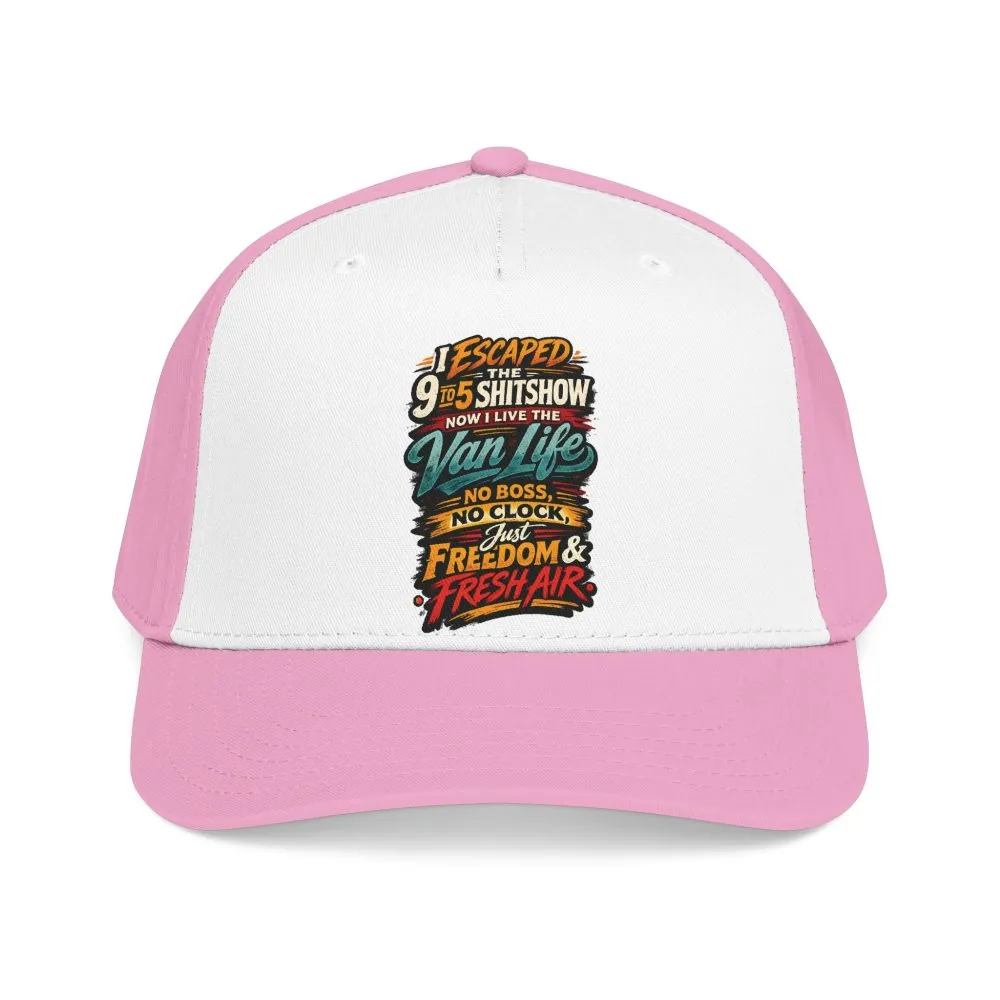 Baseball Cap - "I Escaped The 9 To 5" Design F**K-Line