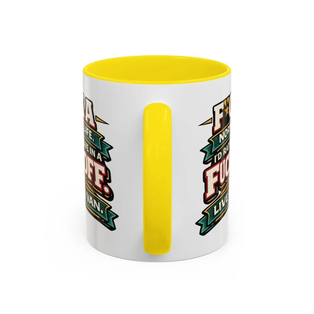 5114940012836892793_2048.jpeg Accent Coffee Mug (11, 15oz) — "Fuck A Normal Life" Design F**K-Line
