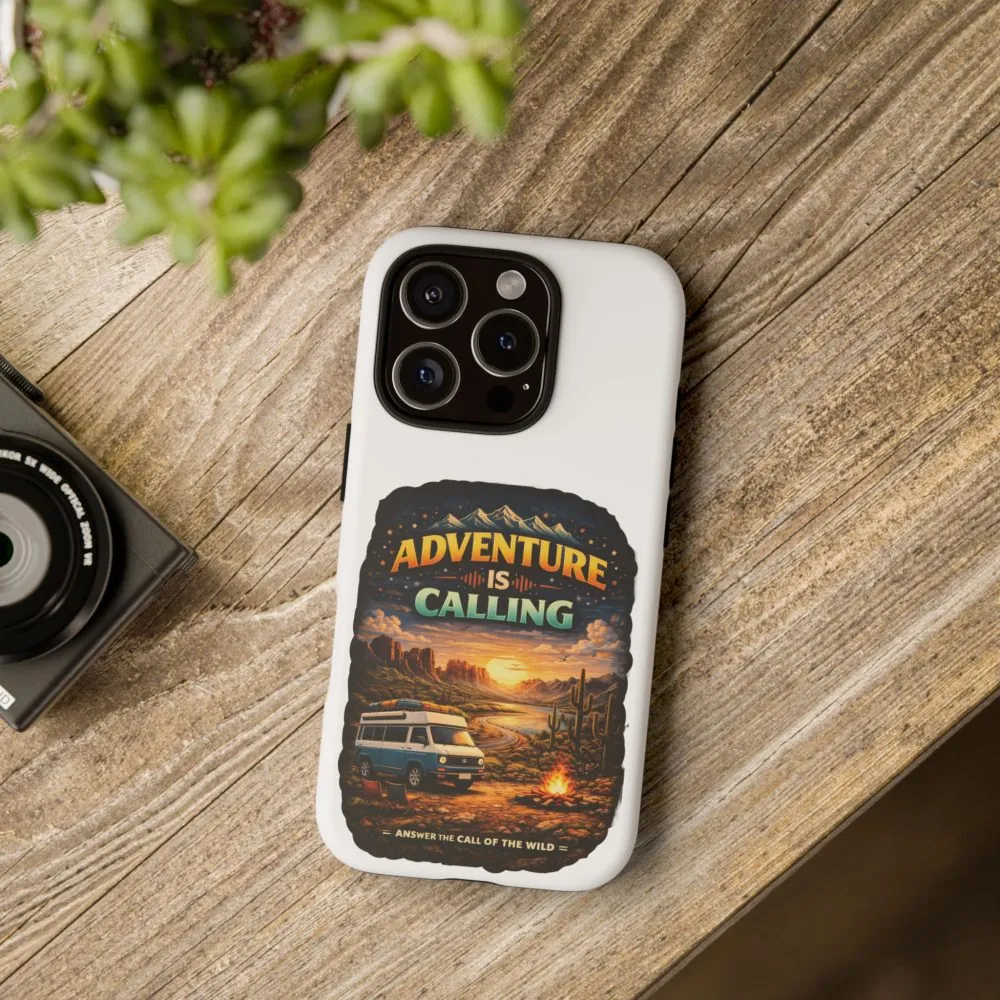 Phone Case — "Adventure Is Calling" (Design Scenic-Line)
