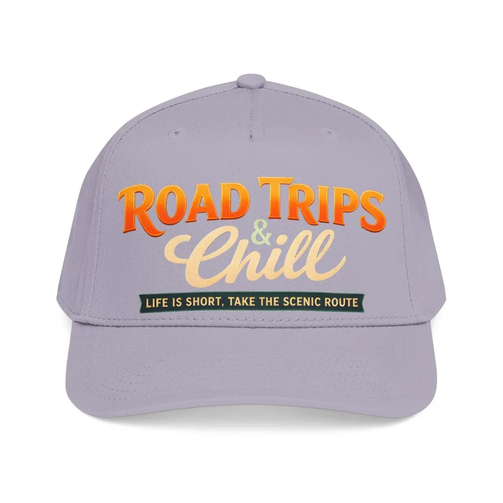 Baseball Cap - "Road Trips And Chill" Design Scenic-Line