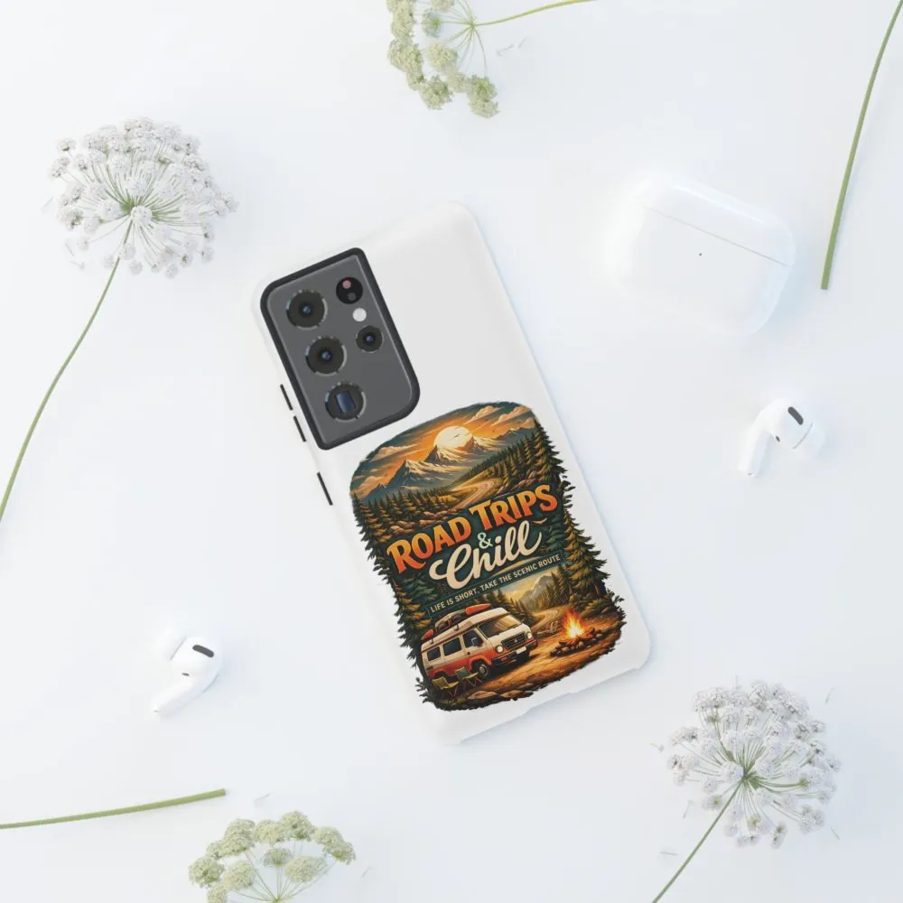 Phone Case — "Road Trips and Chill" (Design Scenic-Line)