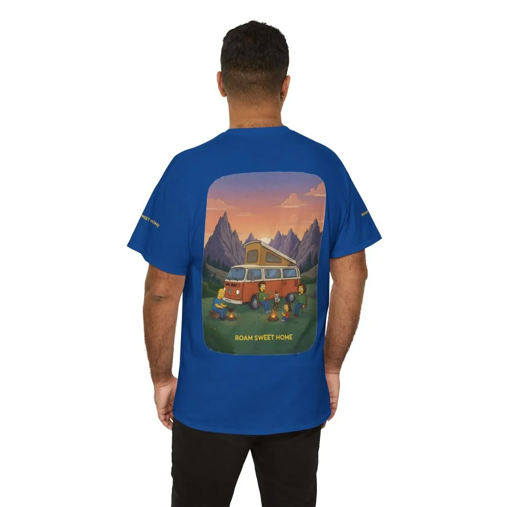 5151419018488509042_2048.jpeg Unisex Heavy Cotton Tee — "Roam Sweet Home" Design Sitcom-Line