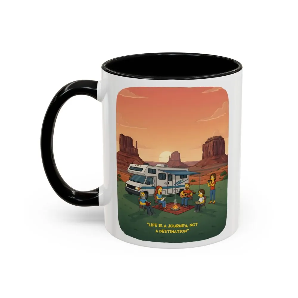5155280632849743749_2048.jpeg Accent Coffee Mug (11, 15oz) — "Life Is A Journey-Not A Destination" Design Sitcom-Line