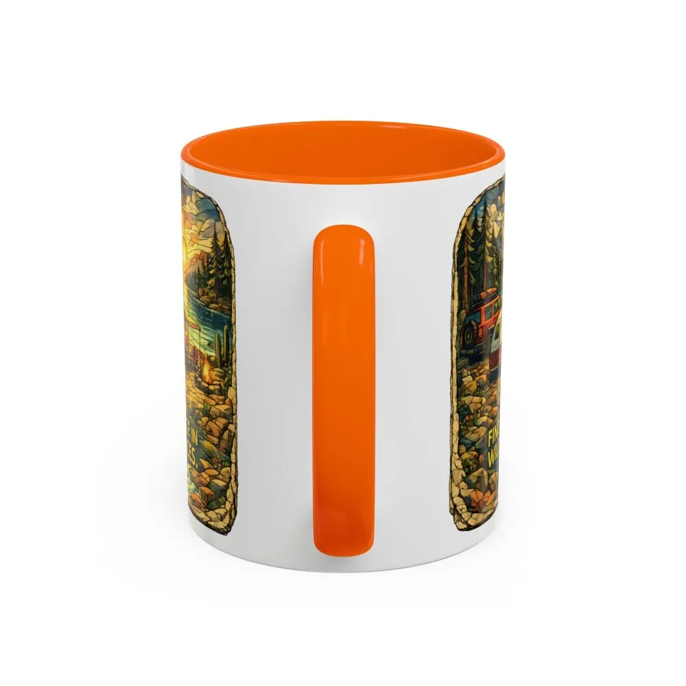 5158533693277769274_2048.jpeg Accent Coffee Mug (11, 15oz) — "Find Peace In Wild Places" Design Cubic-Line