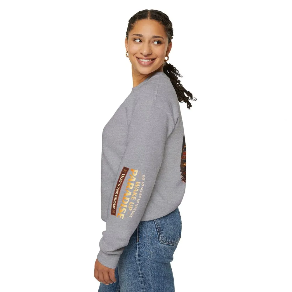 51852523474482508_2048.jpeg Unisex Heavy Blend™ Crewneck Sweatshirt — "Go To Sleep Nature " Design Scenic-Line
