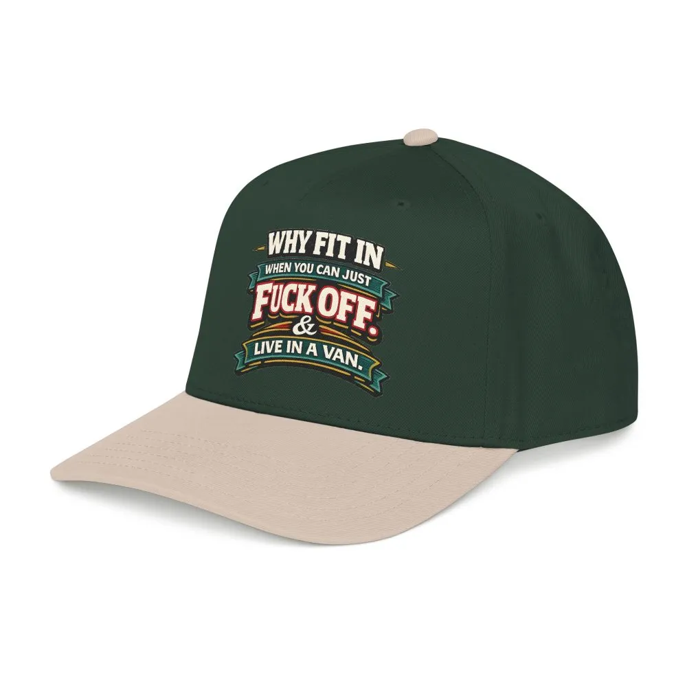 Baseball Cap - "Why Fit In" Design F**K-Line