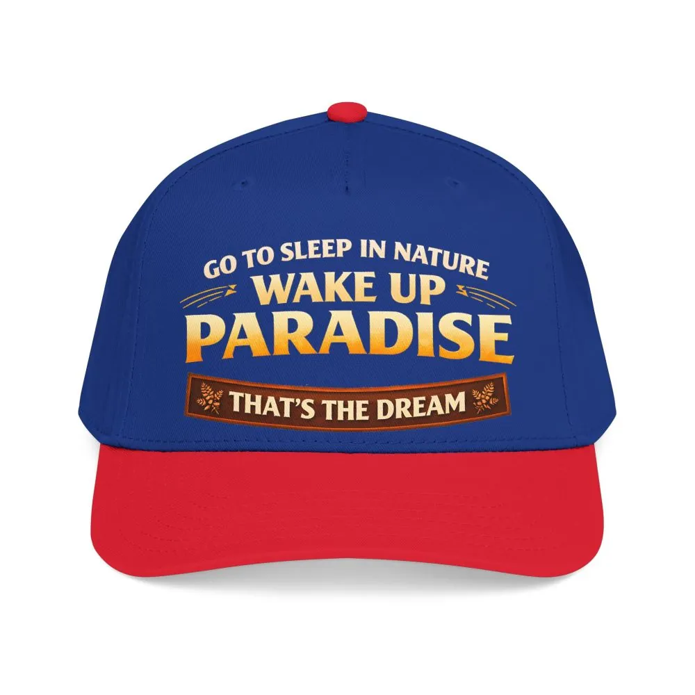 5194587956206959846_2048.jpeg Baseball Cap - "Go sleep Nature-Wake Up Paradise" Design Scenic-Line