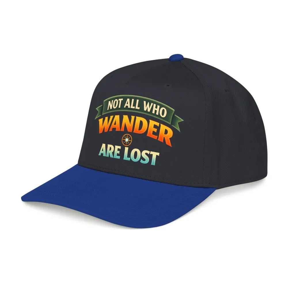 5196000833171666083_2048.jpeg Baseball Cap - "Not All Who Wander Are Lost" Design Scenic-Line