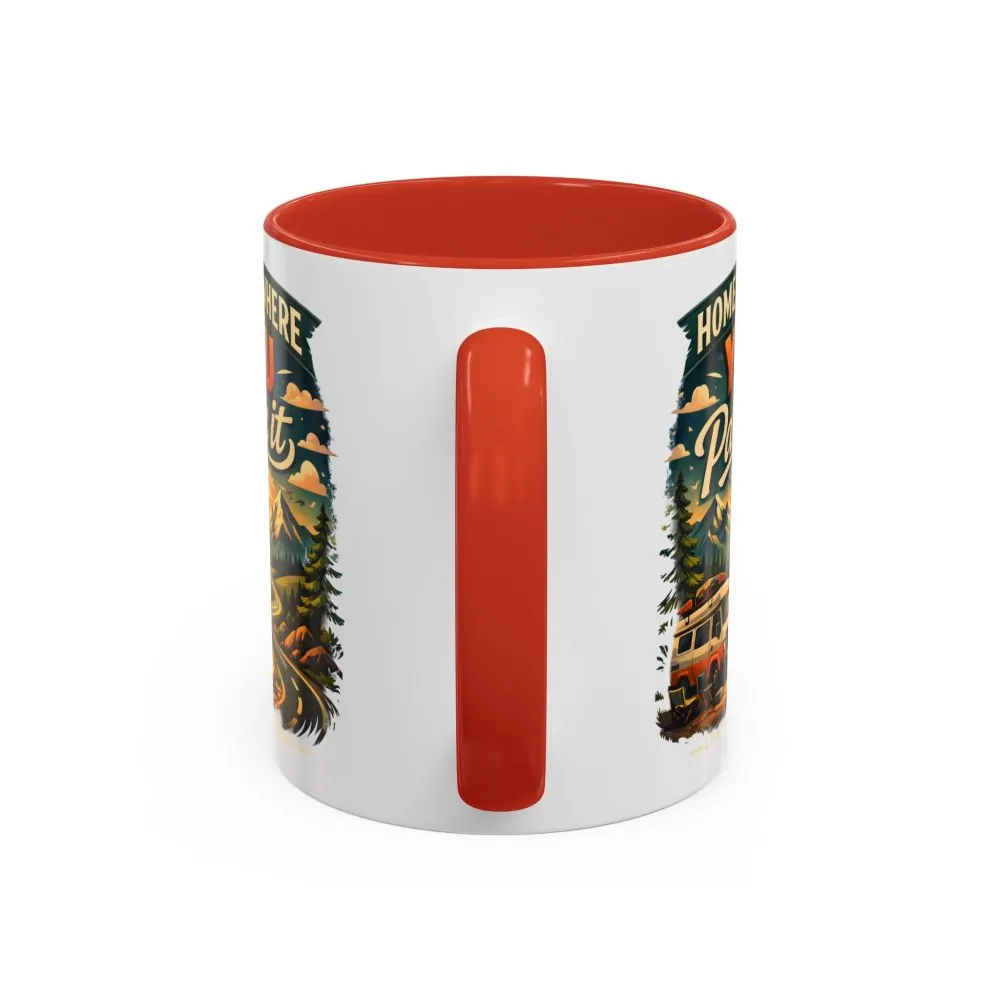 5203771218925197921_2048.jpeg Accent Coffee Mug (11, 15oz) — "Home Is Where You Park It" Design Scenic-Line