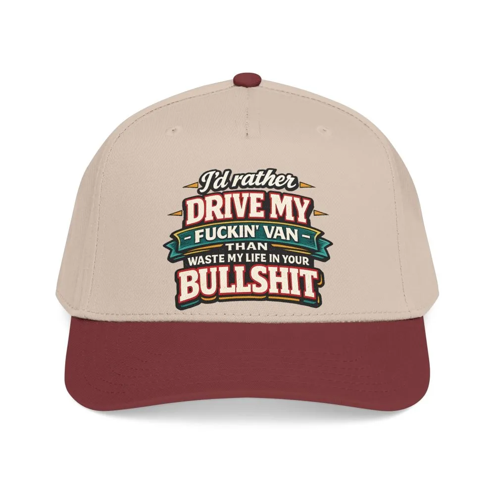 Baseball Cap - "I´d Rather Drive My Fucking Van" Design F**K-Line