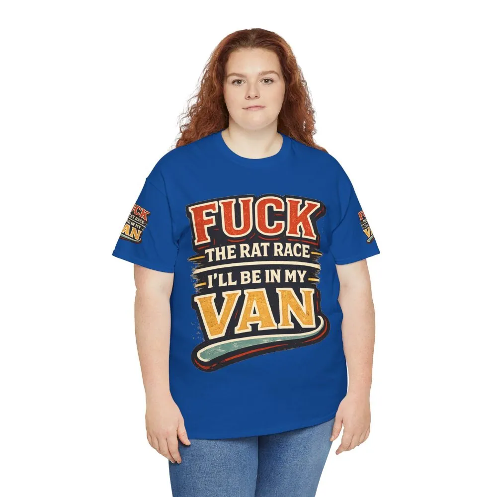 5244120887823352273_2048.jpeg Unisex Heavy Cotton Tee — "Fuck The Rat Race" Design F**K-Line