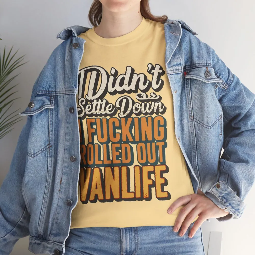 5274010661727039913_2048.jpeg Unisex Heavy Cotton Tee — "Dind´t Settle Down" Design F**K-Line