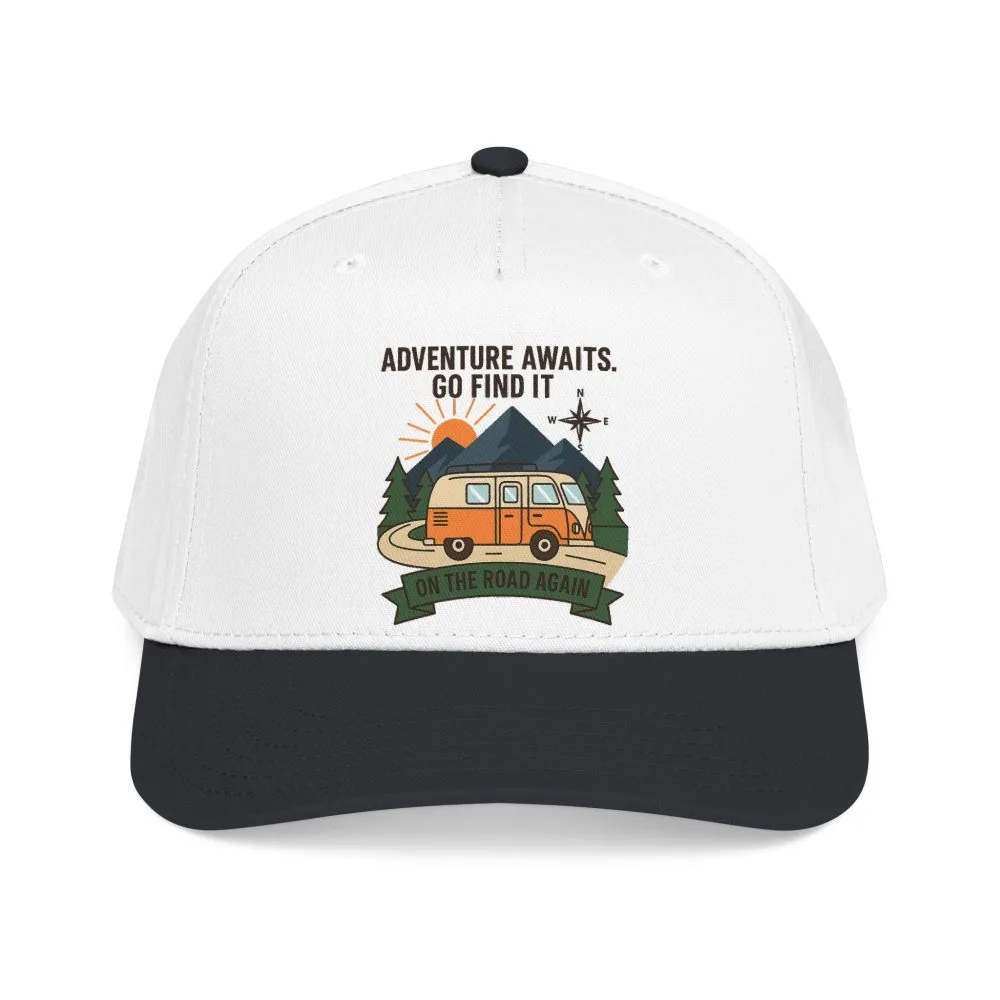 Baseball Cap - "Adventure Awaits" Outdoor Travel Hat