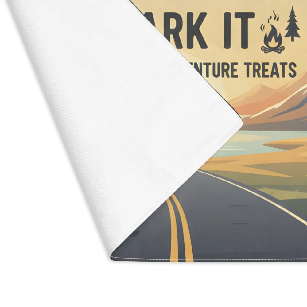 Camper Placemat — "Dinner's Ready Wherever We Park It" Vanlife Adventure