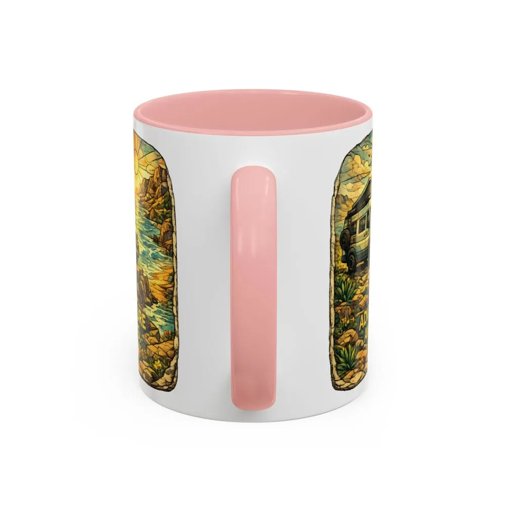 5303010653468241001_2048.jpeg Accent Coffee Mug (11, 15oz) — "Adventure Awaits" Design Cubic-Line