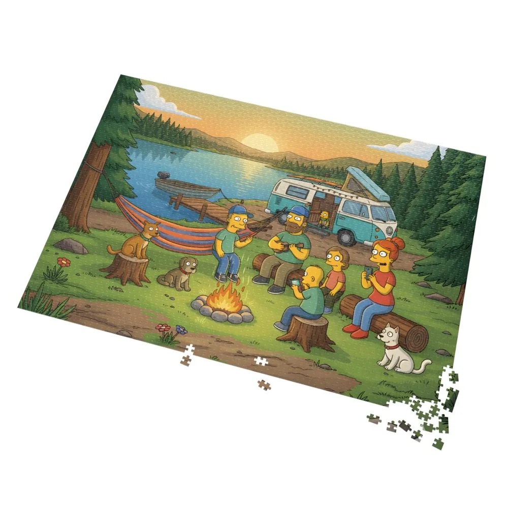 Jigsaw Puzzle with Tin — Scenic Campervan Jigsaw