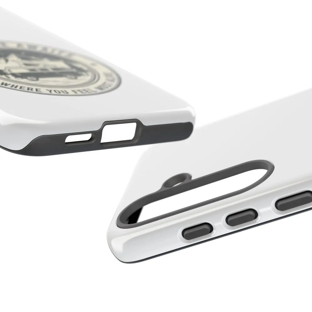 Phone Case — "Adventure Awaits-Go Where You Feel Most Alive" Camper Van Design
