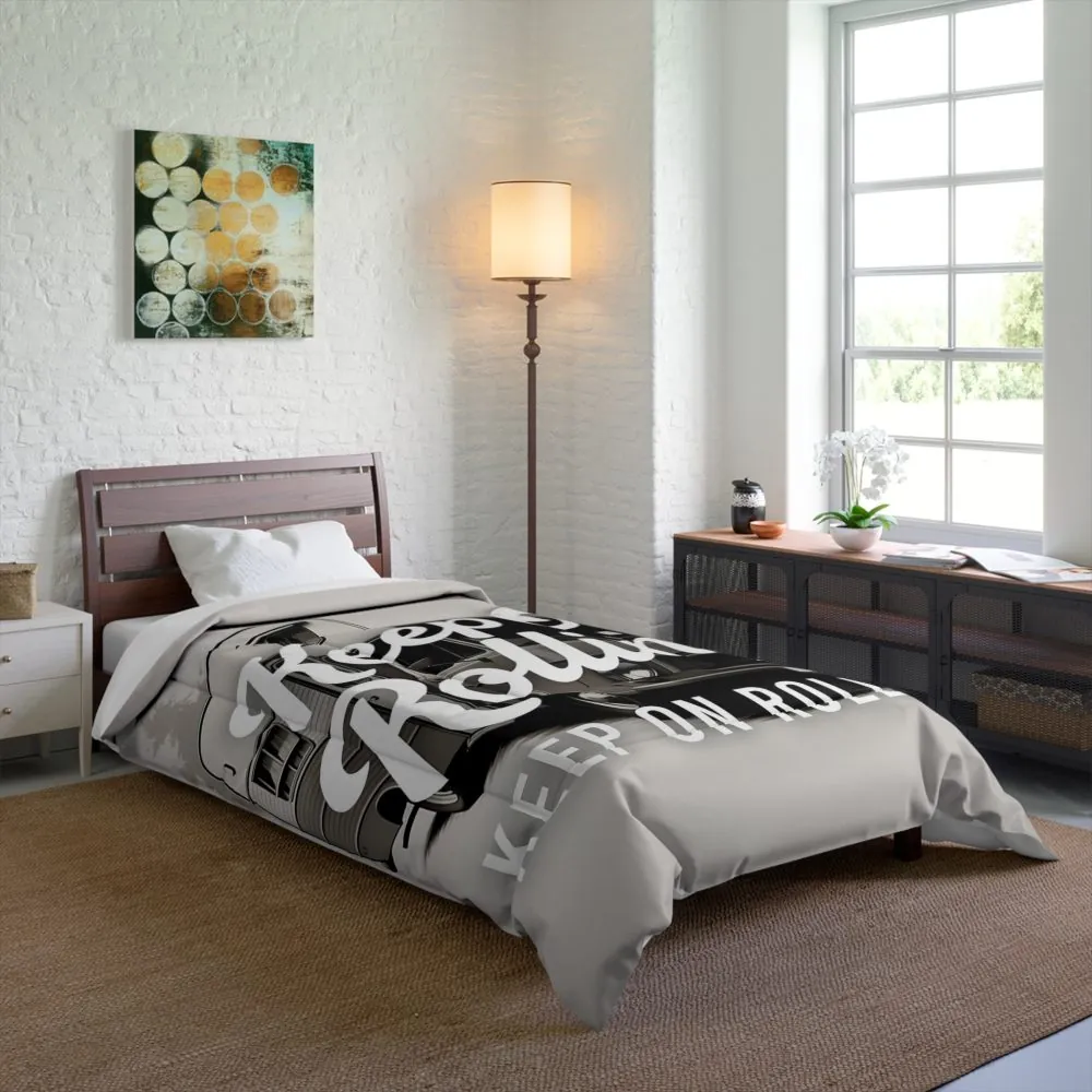 Comforter – "Keep On Rolling" Vintage Camper Travel Bedding