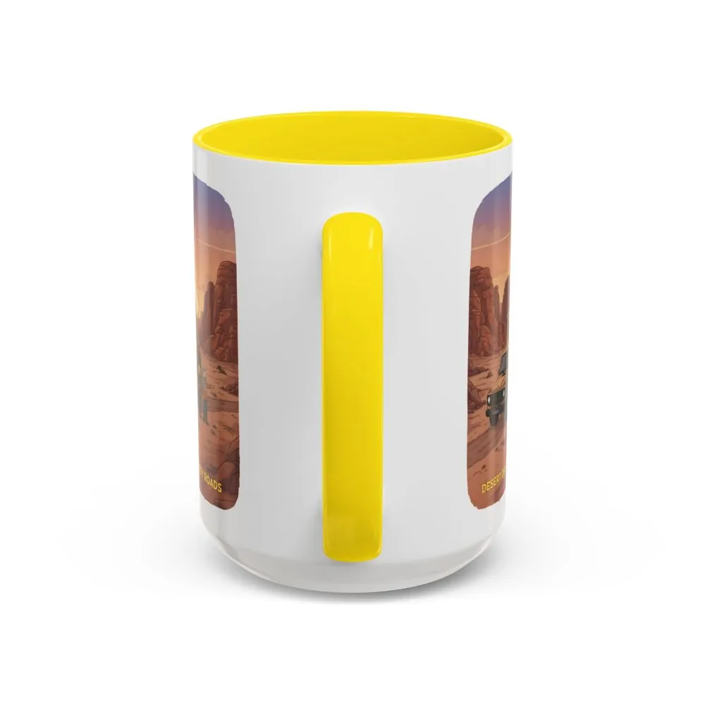 5382396944698581154_2048.jpeg Accent Coffee Mug (11, 15oz) — "Desert Dreams Dusty Roads" Design Sitcom-Line